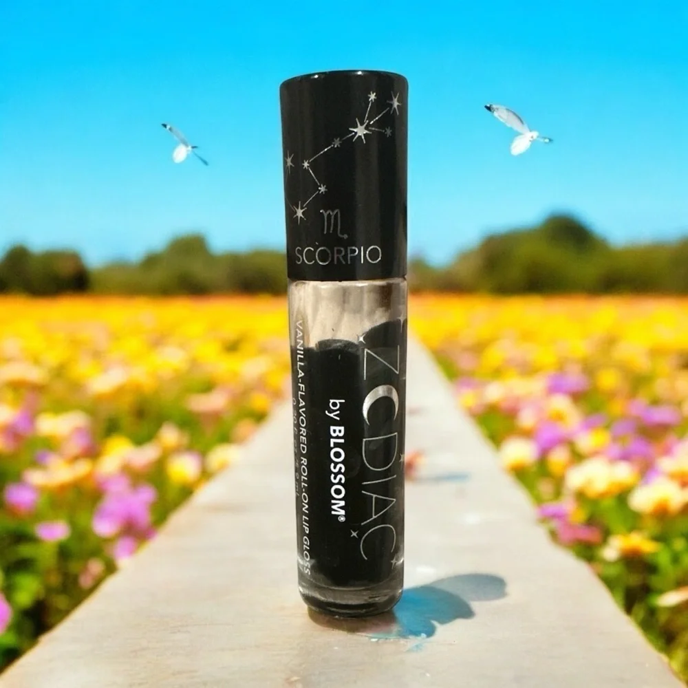 Blossom Scorpio Zodiac Lip Gloss – Vanilla Scented w/ Crystals